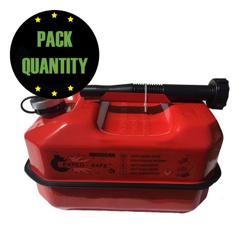 Car Accessories Paddy Hopkirk Plastic Fuel Can 5l Red